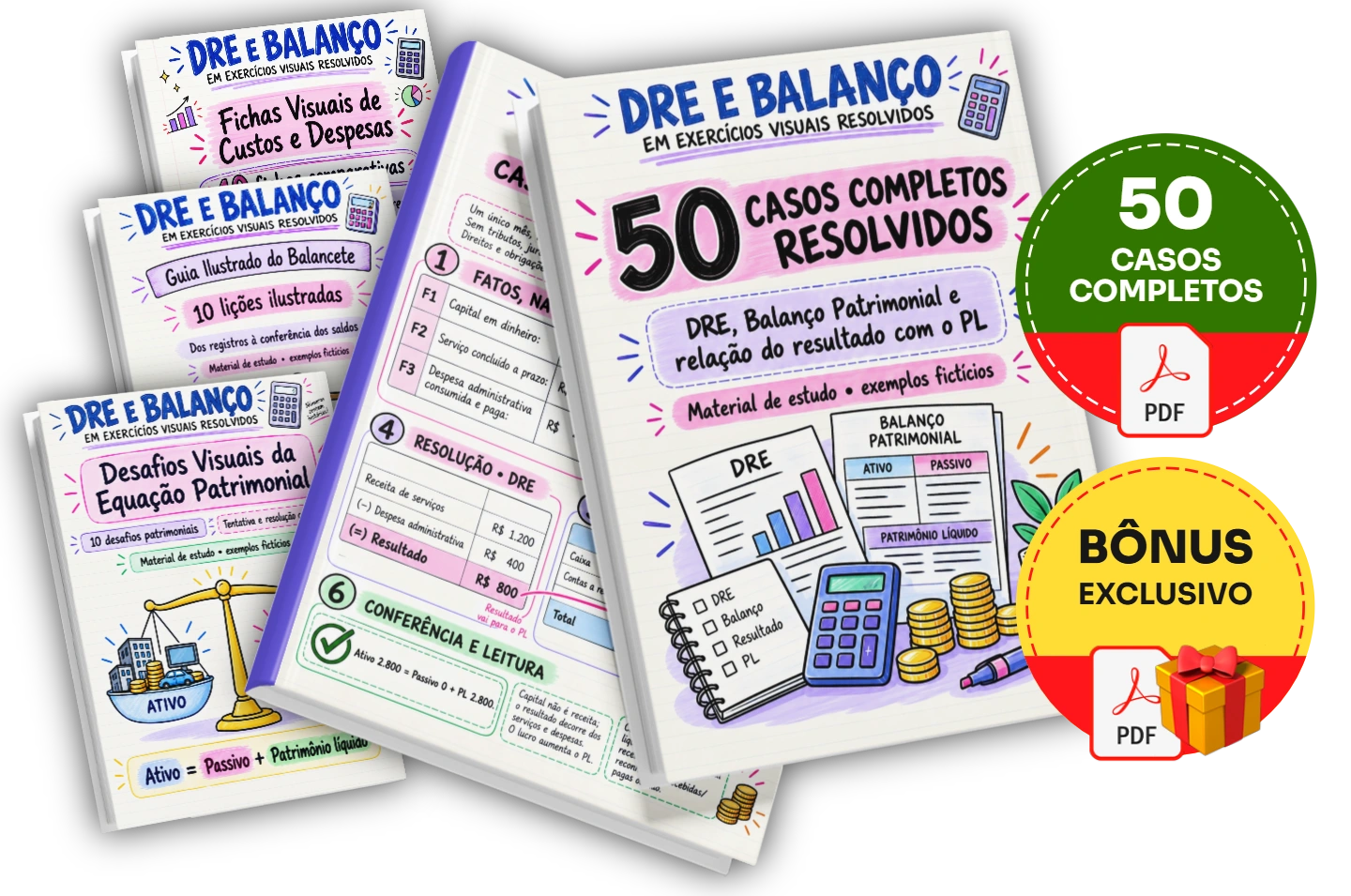 Casos completos para tentar, conferir e entender as duas demonstrações.